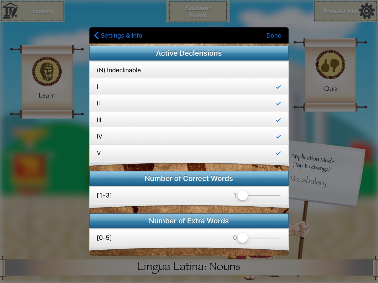 Lingua Latina: Nouns - DECLENSIONS